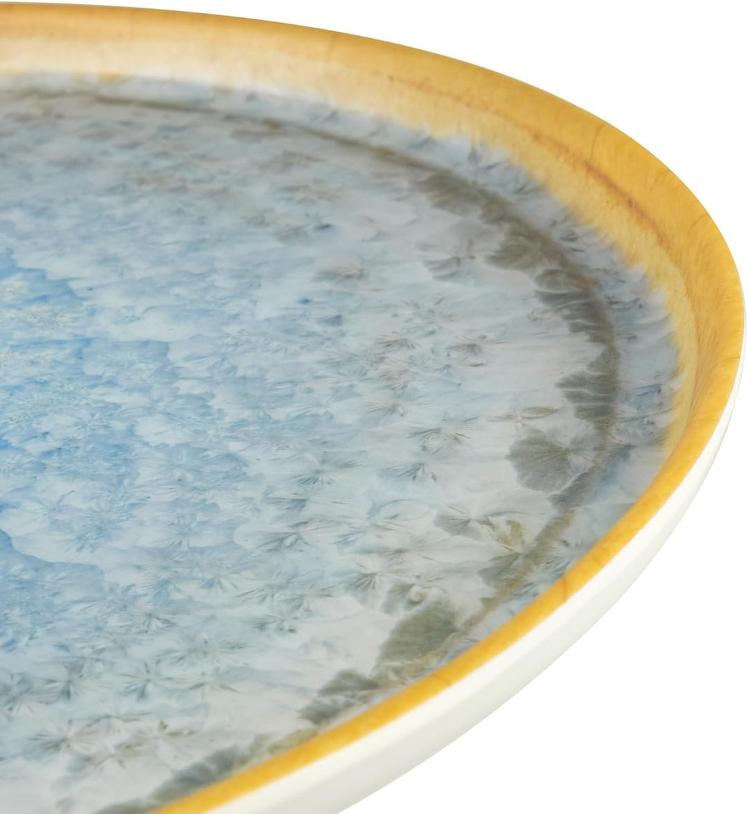 Moritz Camping Tafelgeschirr aus Melamin für 4 Personen 16-teilig | spülmaschinenfest | Picknick Ges