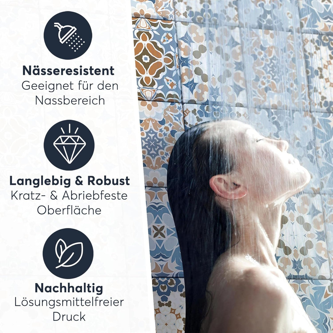 CREATISTO Mosaik-Fliesen Fliesensticker Fliesenfolie - Hochwertige Sticker Aufkleber für Wandfliesen