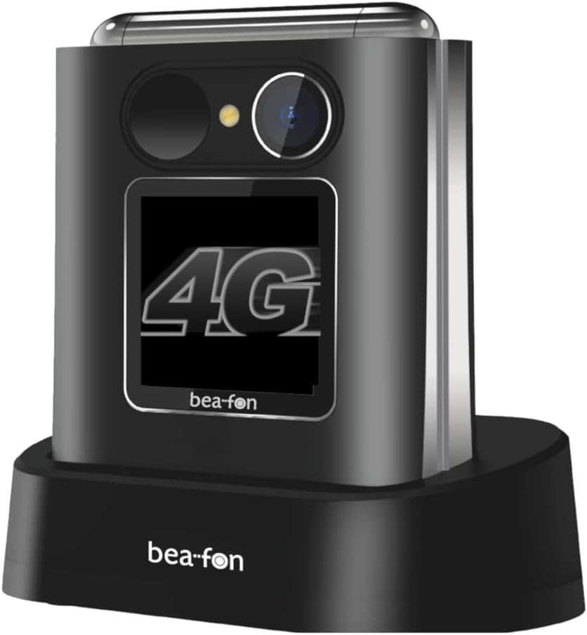 Beafon, Fold10 LTE, Klapphandy, SOS Notruftaste, XL Farbinnendisplay2,2 (5,58cm), XL Farbaussendispa