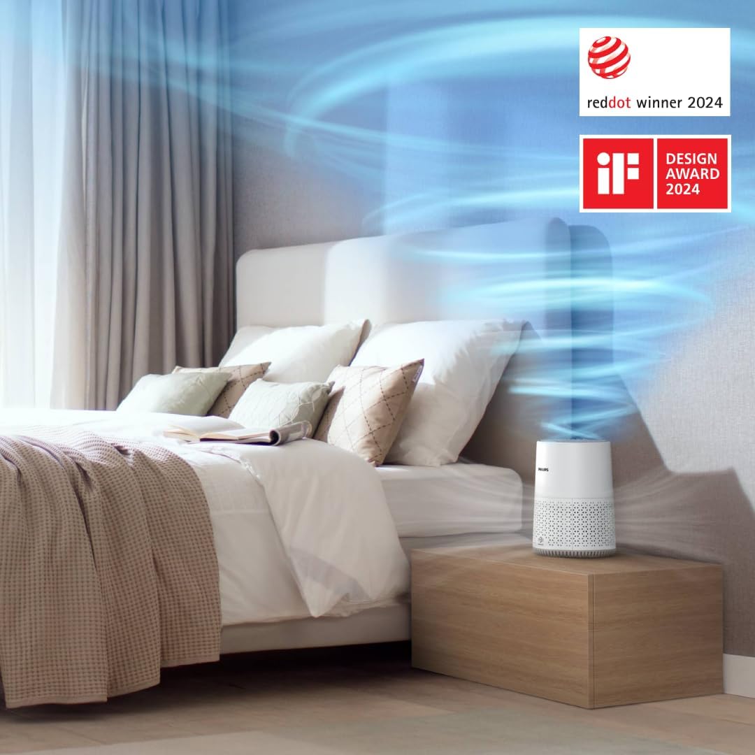 Philips Luftreiniger 600 Serie. Ultraleise und energieeffizient Für Allergiker. HEPA-Filter entfernt
