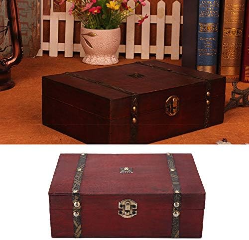 Pssopp Vintage Aufbewahrungsbox Antike Lebewesen Veranstalter Vintage Holzschmuck Aufbewahrungsbox f