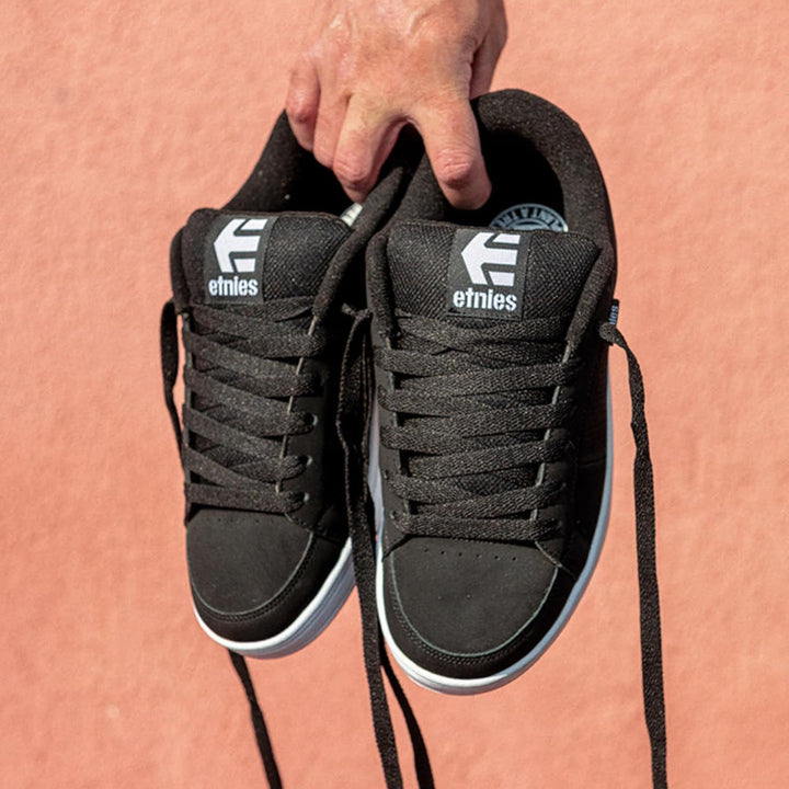 Etnies Herren Kingpin Skateboardschuhe 39 EU Schwarz Weiss, 39 EU Schwarz Weiss