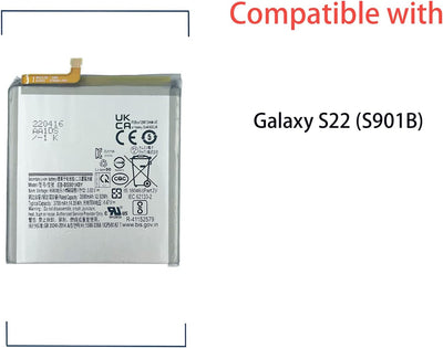 Aousavo EB-BS901ABY ersatz akku Kompatibel mit Galaxy S22 (S901B)