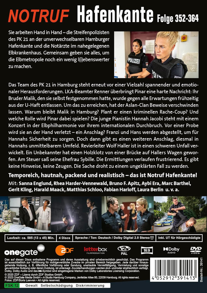 Notruf Hafenkante 28 (Folge 352-364) [4 DVDs], DVD