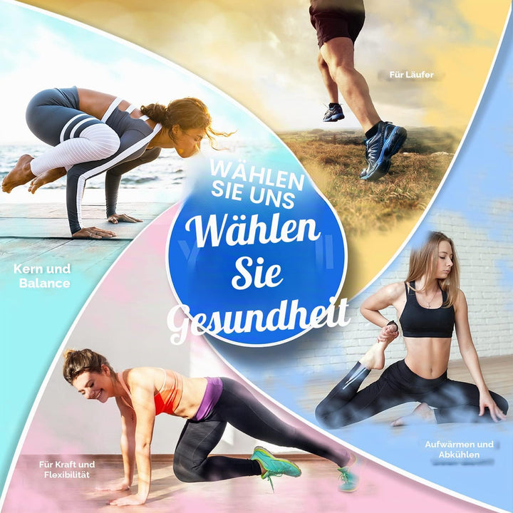 Yes4All Faszienrolle für Rücken, Wirbelsäule, Beine, Arme 30/45/60/90 cm - Mittel-Harte Foam Roller,