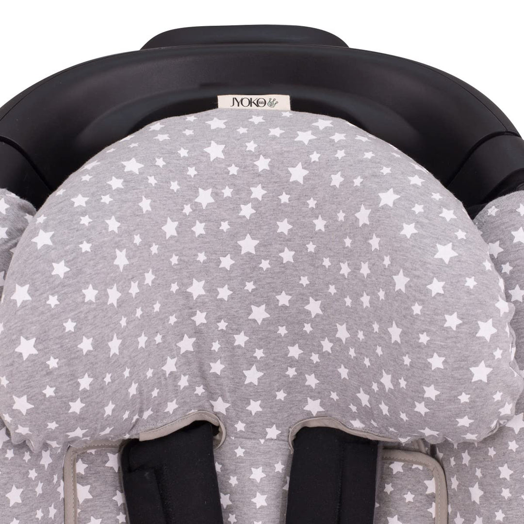 JYOKO Kids Bezug kompatibel mit BébéConfort AxissFix (White Star), White Star