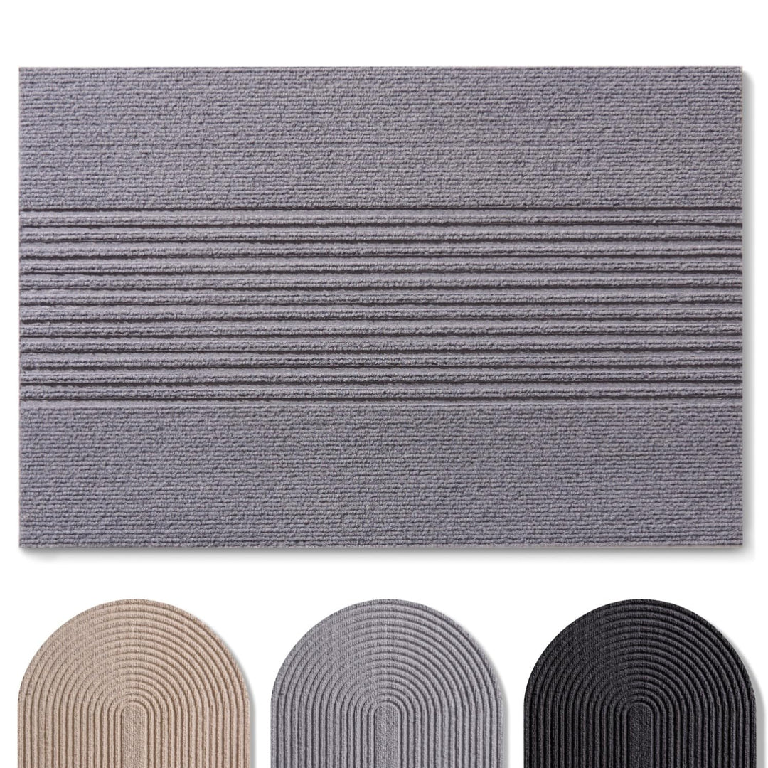 Blumtal Fussmatte 90x150 cm - rutschfeste Schmutzfangmatte - Fussabtreter mit Muster - Fussmatten Ha