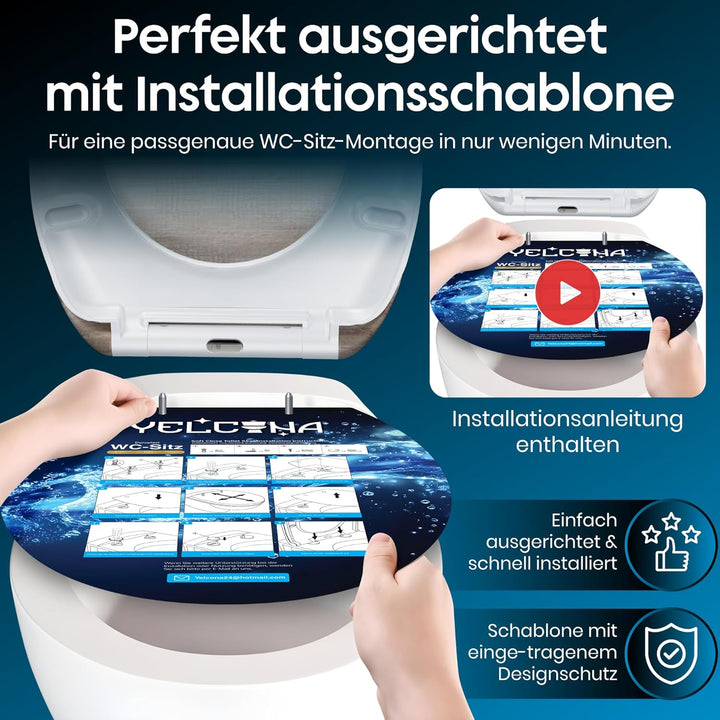 Toilettendeckel Mit Absenkautomatik | WC Sitz Mit Absenkautomatik | Klodeckel Mit Absenkautomatik |