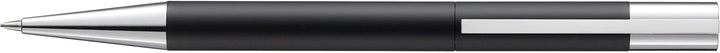 LAMY scala Drehbleistift 180 – Bleistift aus Edelstahl in der Farbe Schwarz, strichmattiert mit Dreh