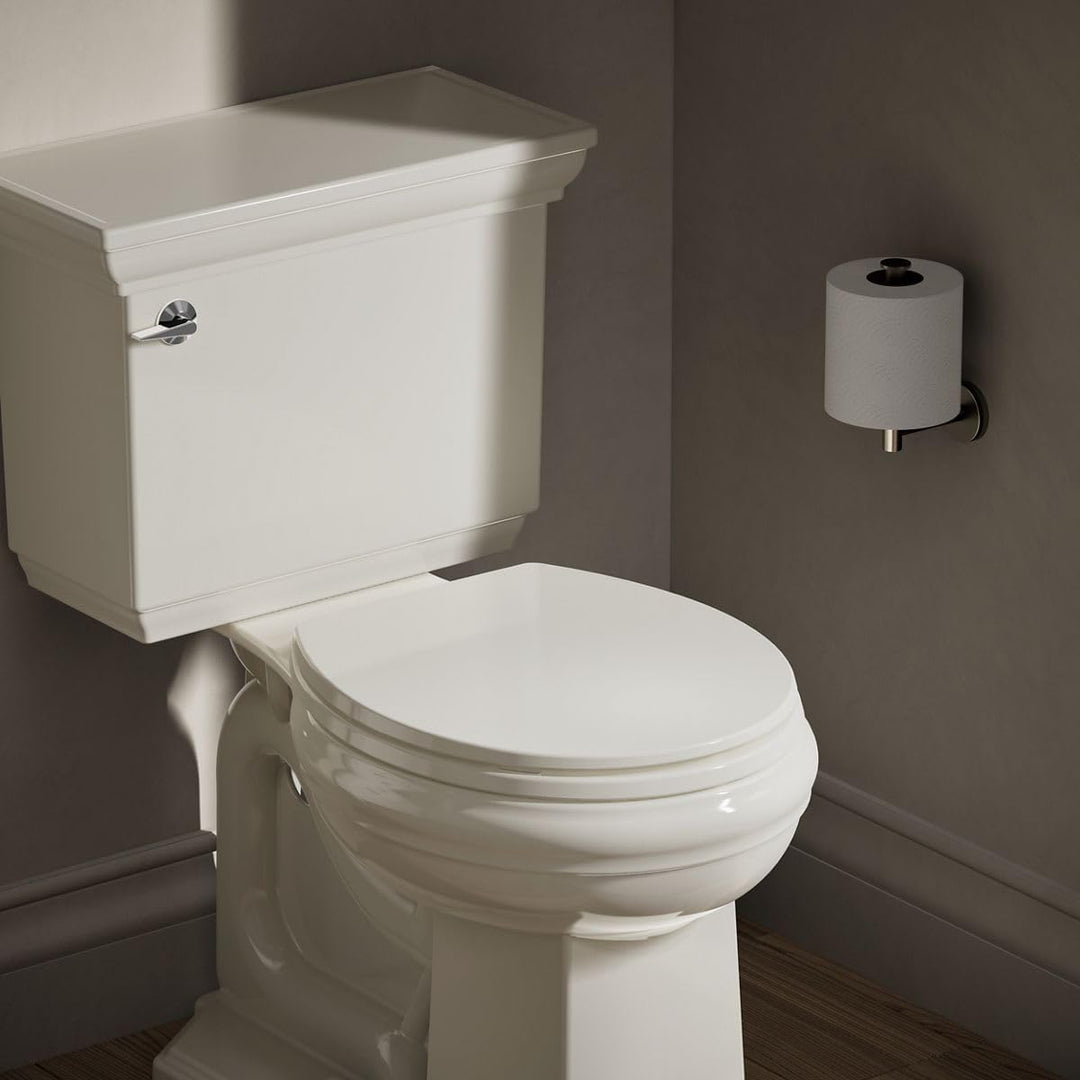 Kohler Brevia WC-Grip-Tight Stossstangen, leiser Sitz, Quick-Attach-Hardware, Biscuit, Toilettensitz