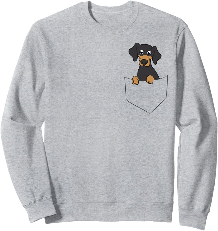 Dachshund In der Tasche Dackel Dachshund Sweatshirt