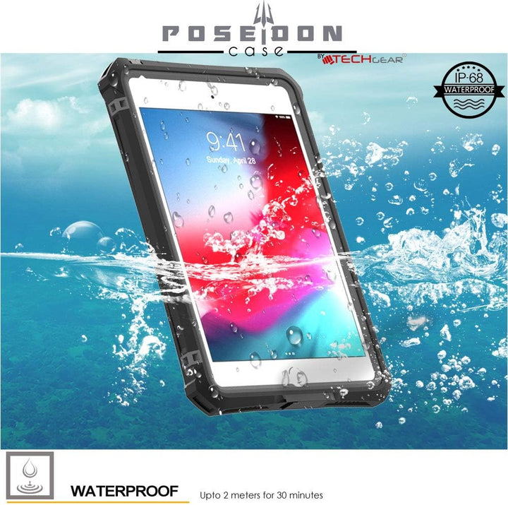 TECHGEAR wasserdichte Hülle für iPad Mini 2019 [5. Gen] iPad Mini 4 (Poseidon Case) Schlanke Robuste