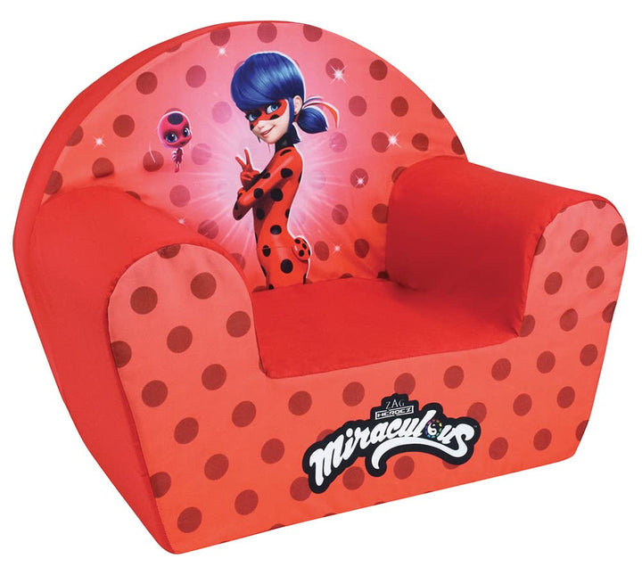 Fun House 713625 Miraculous Ladybug Clubsessel Herkunft Frankreich Kindergarantie L 52 x T 33 x H 42