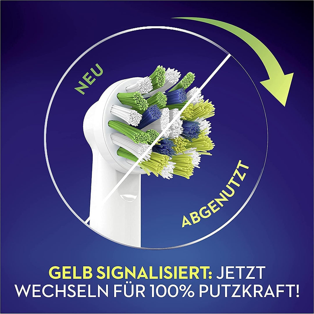 Oral-B CrossAction Aufsteckbürsten für elektrische Zahnbürste, 10 Stück, ganzheitliche Mundreinigung
