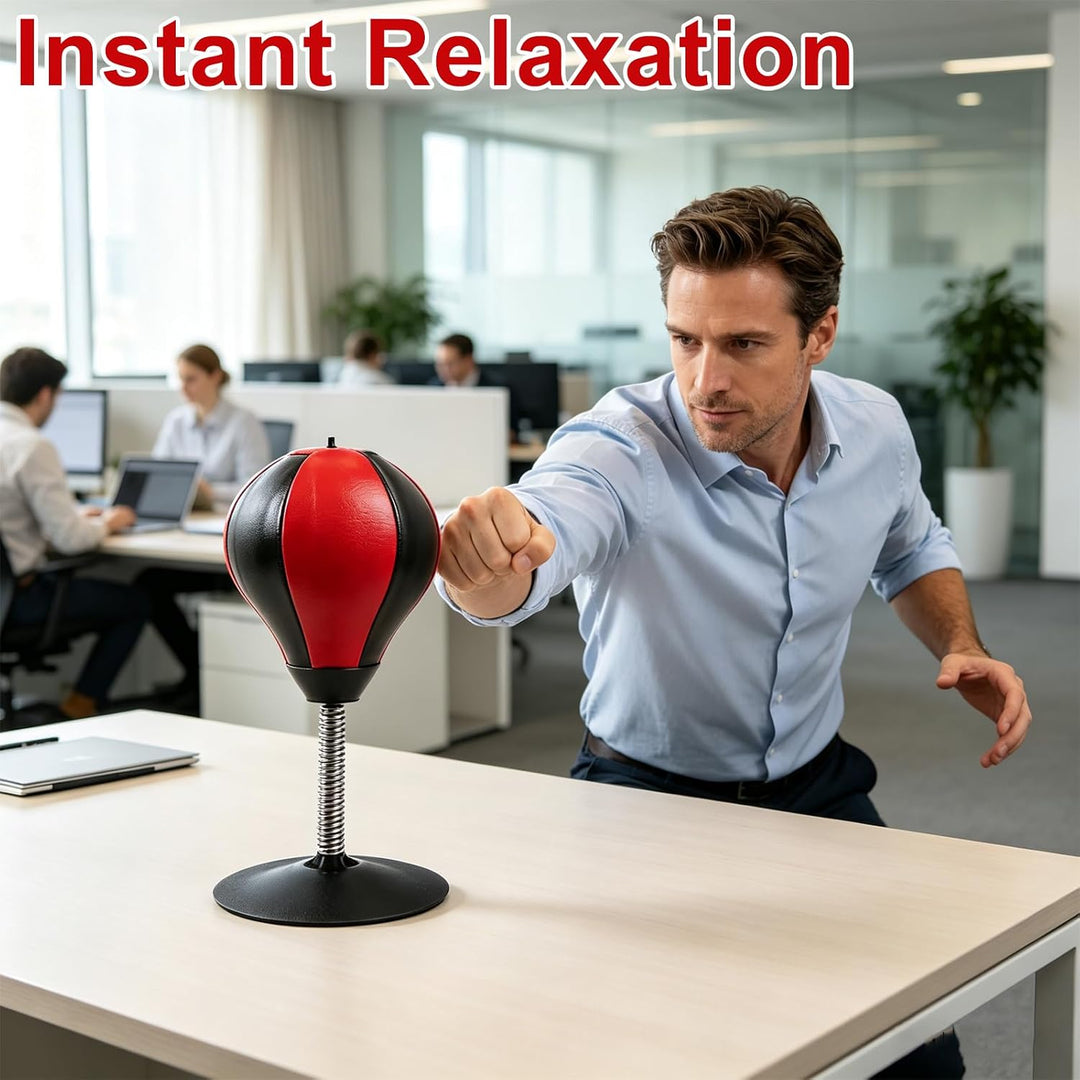 Punchingball Tisch, Schreibtisch Boxsack mit Starkem Saugnapf | Anti-Stress Punching Ball,Desktop-Bo