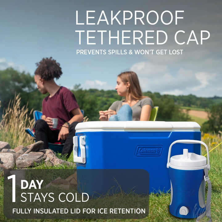 Coleman Performance Jug Cooler 3.8L Kleine Eisbox Wasserkühler Spender Getränkeeiskübel Einzeln, Ein