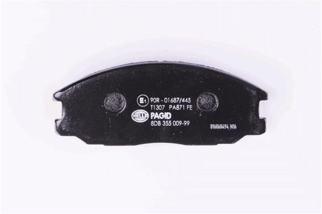 HELLA PAGID 8DB 355 009-991 Bremsbelagsatz - T1307 - Dicke/Stärke: 17mm - Bremssystem: Mando - mit a