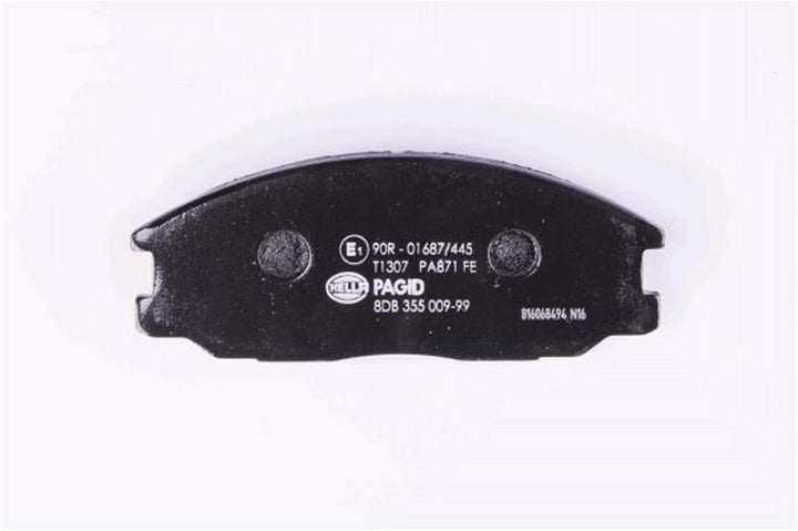 HELLA PAGID 8DB 355 009-991 Bremsbelagsatz - T1307 - Dicke/Stärke: 17mm - Bremssystem: Mando - mit a