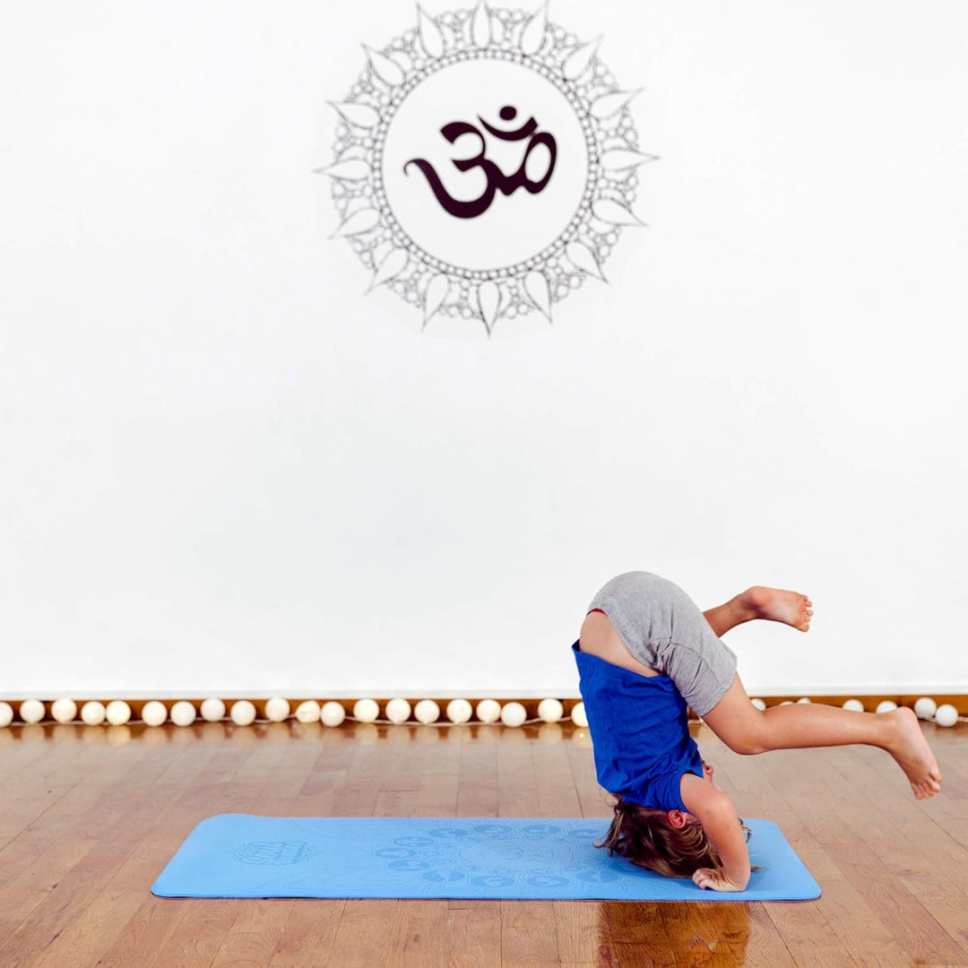 Kids Yoga Mats Blue, Blue