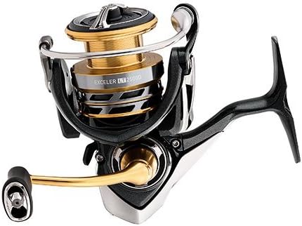 Daiwa Exceler LT Light & Tough Spinning-Salzwasserrollen, Carbon-Lichtkörper Exlt4000d-c, Exlt4000d-