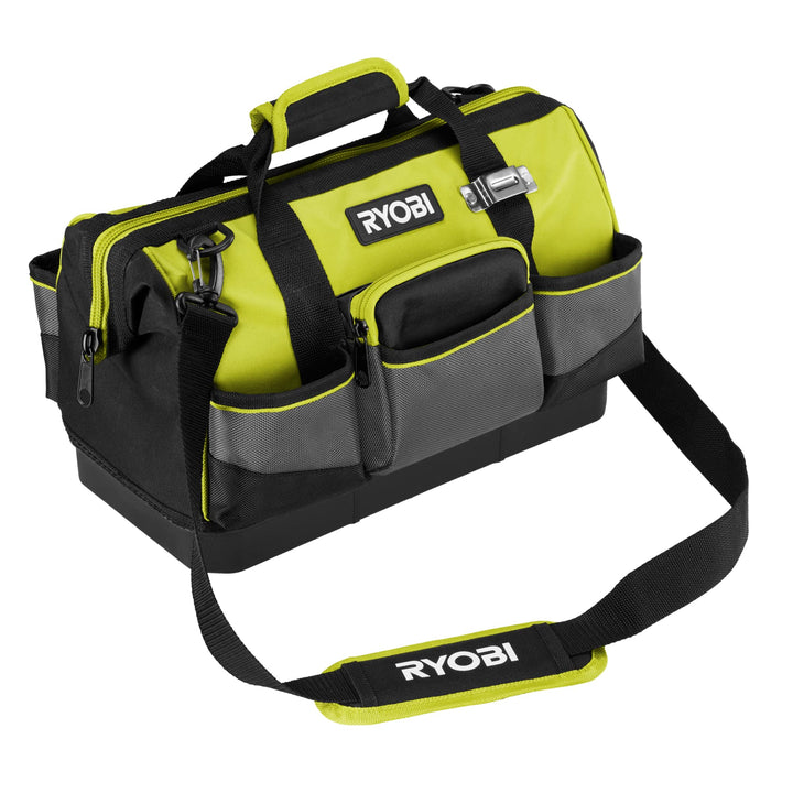 RYOBI Handwerkertasche mit Schultergurt Grösse S RSSSTB1 (6 x Innentaschen, 3 x offene Taschen auf d