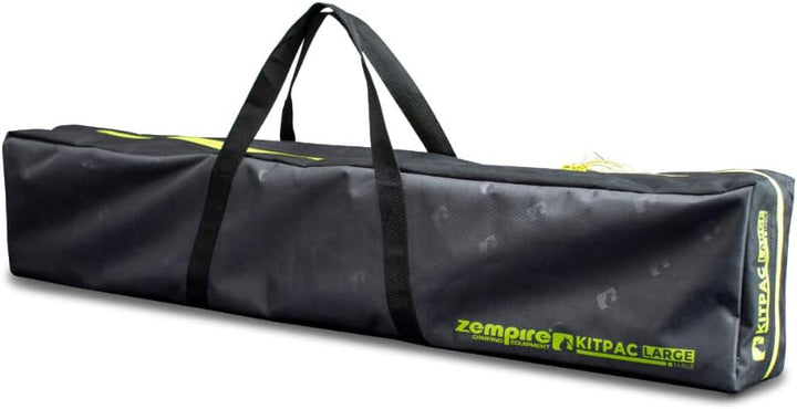 XXL Design Campingtisch mit Bambus-Tischplatte inkl Aufbewahrungsnetz und integriertem Flaschenöffne
