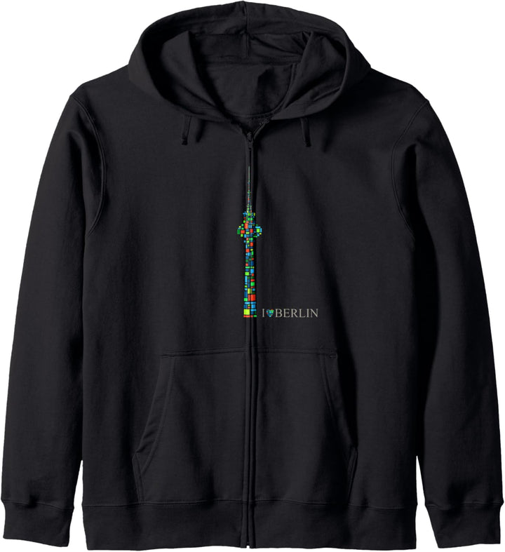Berlin Design - Fernsehturm - I Love Berlin Kapuzenjacke