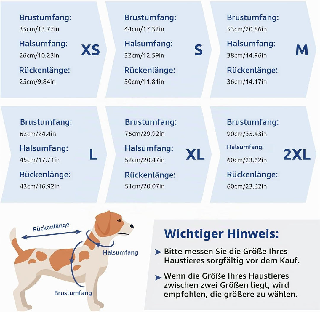 Hundemantel Hundejacke Warm Wintermantel mit Reissverschluss Winddichte &amp; Winddichte mit Reflektorst