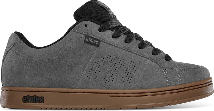 Etnies Herren Kingpin Skateboardschuhe 38.5 EU Grau Schwarz, 38.5 EU Grau Schwarz