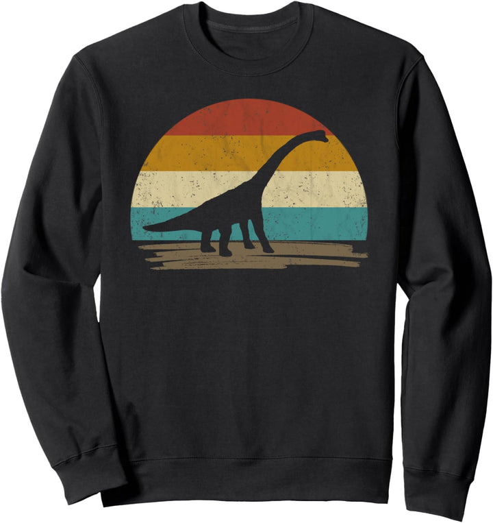 Brachiosaurus Dinosaurier Deko Retro Vintage Sweatshirt
