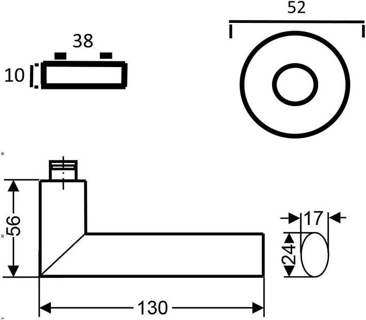 Karcher WC-Drückergrt. Verona ER 37, m.Ros, Bad, AUSF.Edelstahl matt