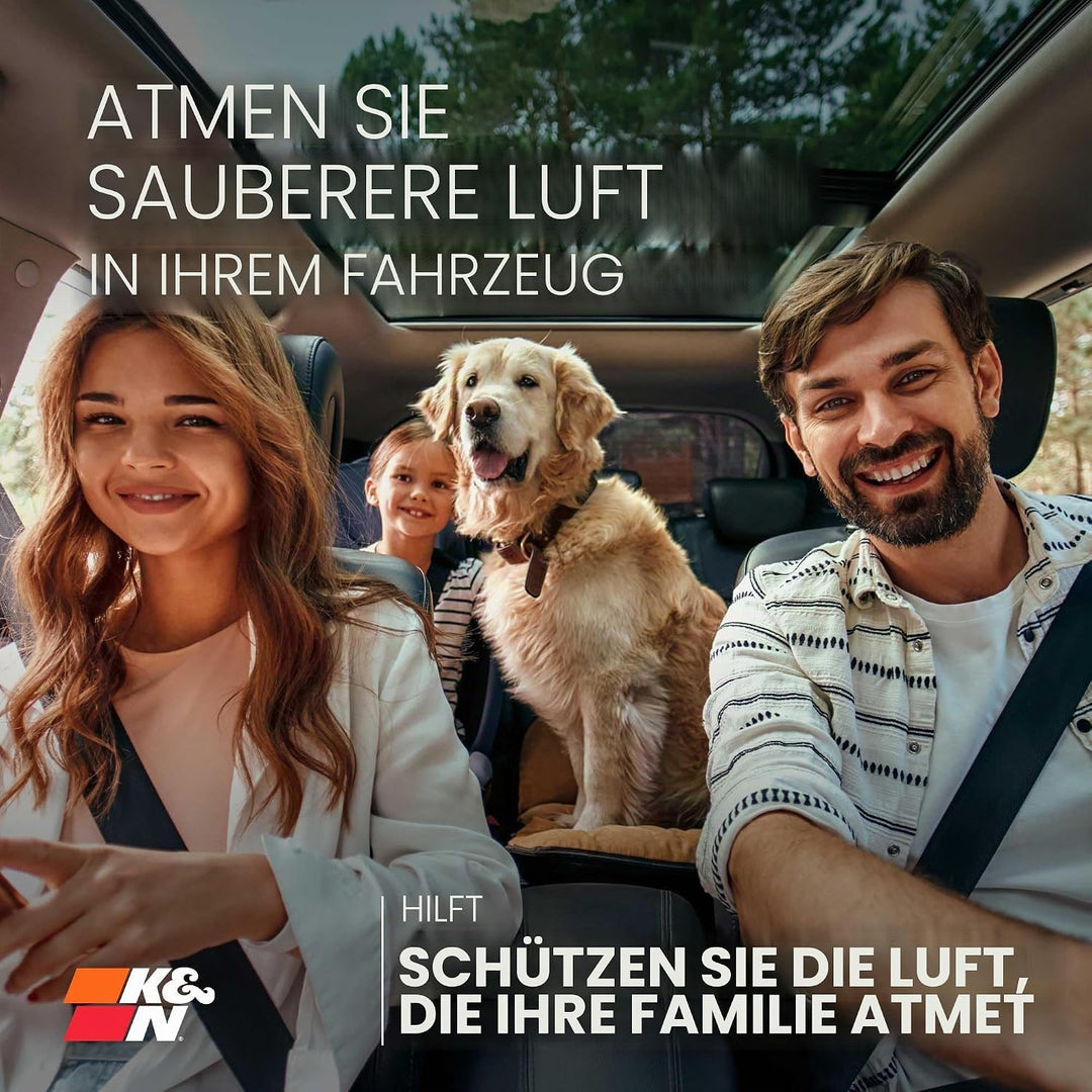 K&amp;N Innenraumluftfilter: Premium, waschbar, sauberer Luftstrom zu Ihrem Innenraumfilter Ersatz: Desi