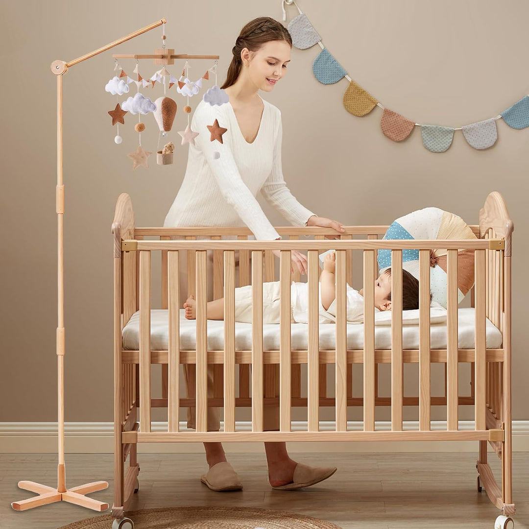 Bodenstehend Baby Mobile Halterung, Mobile Halterung Wickeltisch Holz, Mobile Wickeltisch für Aufhän