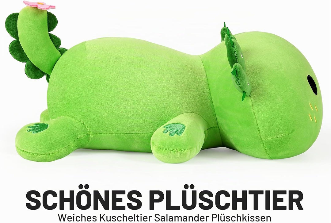 shownicer Plüschtier Axolotl Kuscheltier Stofftier Kawaii Axolotl Plüsch, Axolotl Plüschkissen Spiel