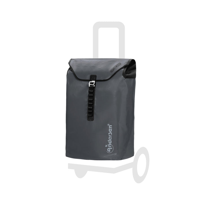 Andersen Einkaufstrolley Ersatztasche - 49 Liter - extra Innenfach Anthrazit, Anthrazit