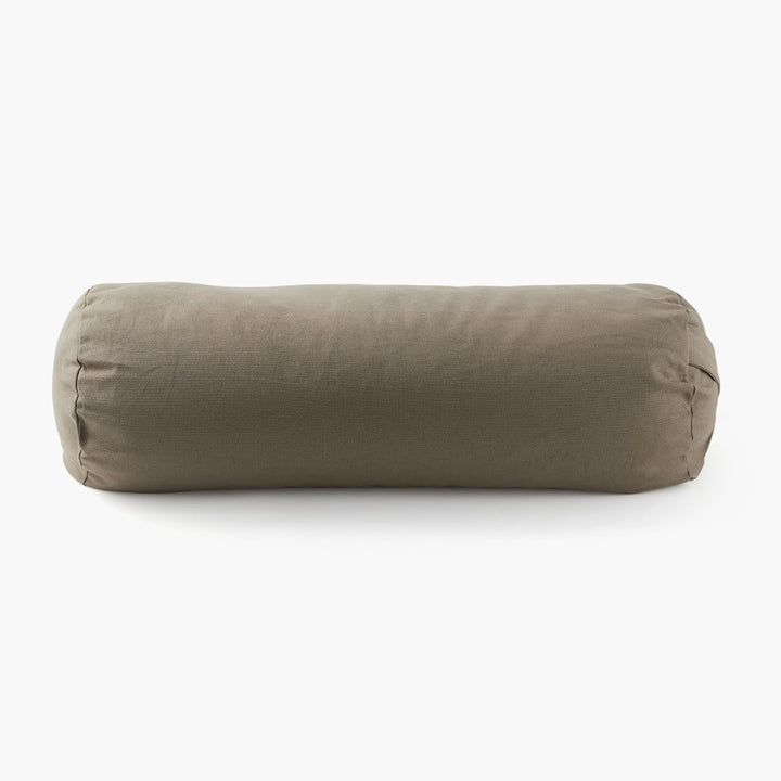 Myga Buchweizen Bolster Kissen | Ergonomisches Yoga- &amp; Meditationskissen | Abnehmbarer Bezug &amp; Natür