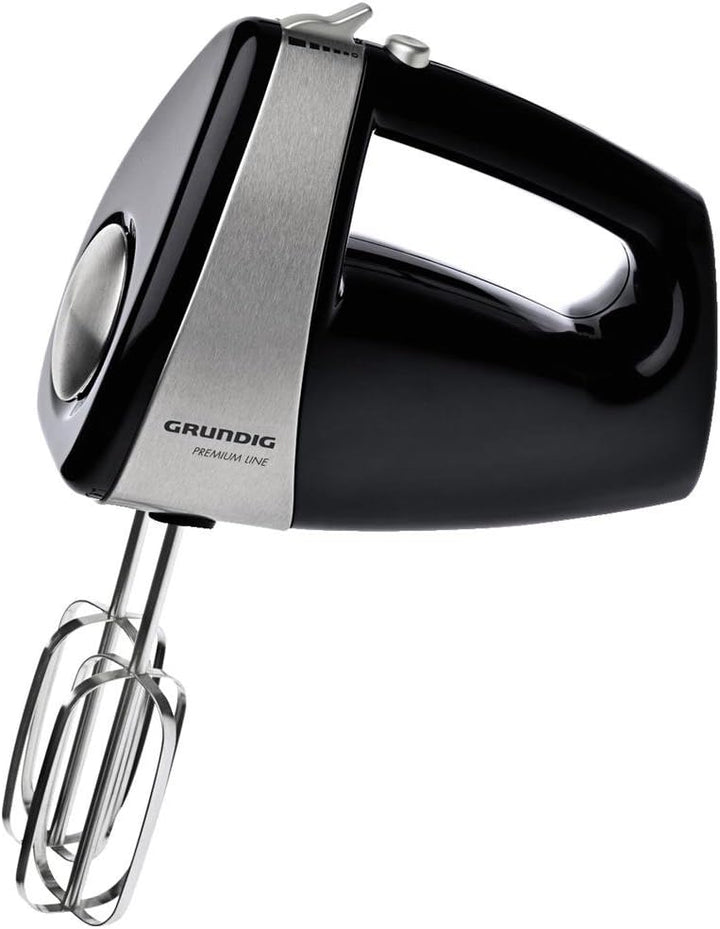 Grundig HM 5040 Premium-Handmixer (300 Watt), schwarz-silber Single, Single