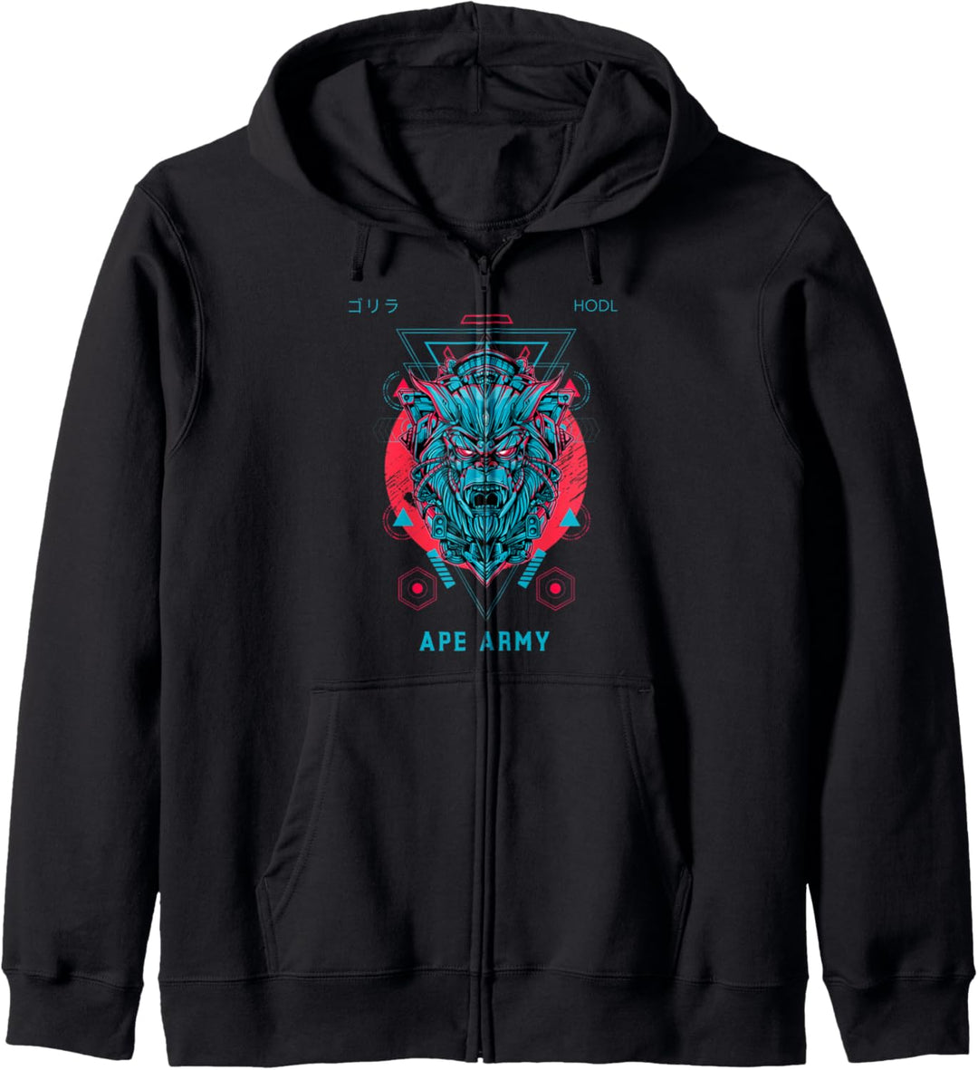 APE ARMY Gorilla Apes HODL Hodler Kapuzenjacke