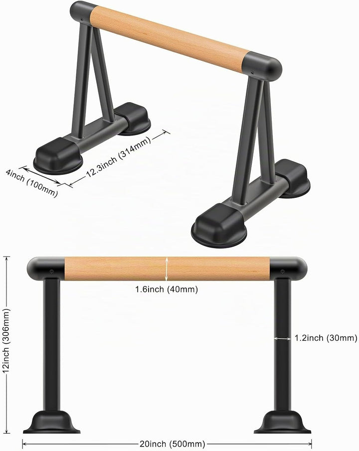 Dolibest Liegestützgriff, Calisthenics Parallettes Push up Griffe Fitness Handstand Boden rutschfest