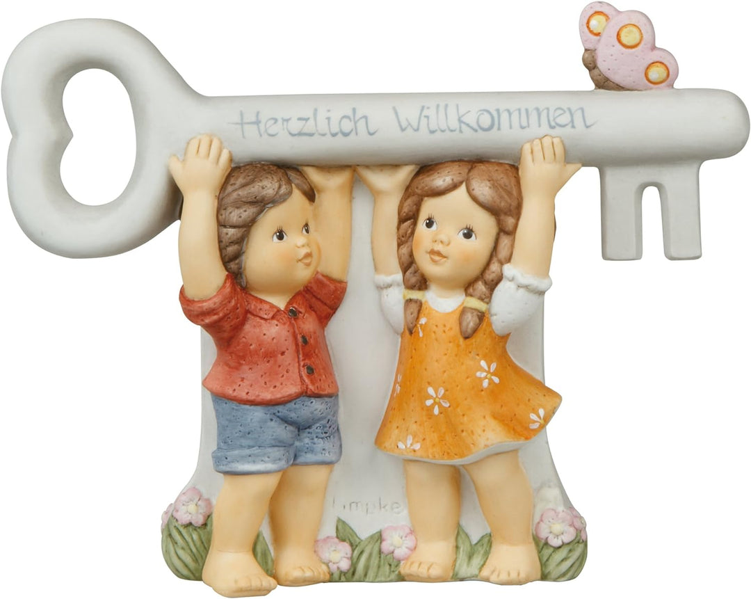Goebel Türschild Figur, Porzellan, bunt, 17 x 3 x 13 cm 17.0 x 3.0 x 13.0 cm Bunt, 17.0 x 3.0 x 13.0