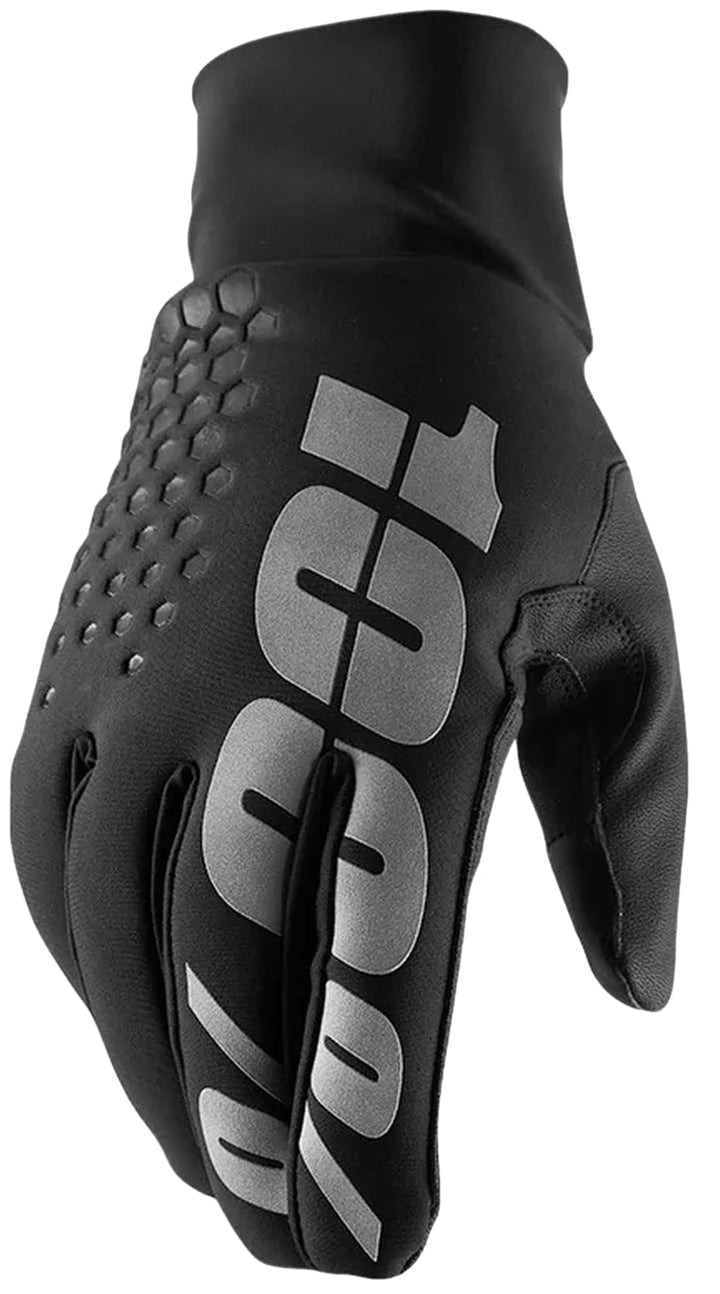 100% GUANTES Unisex-Erwachsene Hydromatic Brisker Gloves Black-M Handschuhe, schwarz (schwarz), M