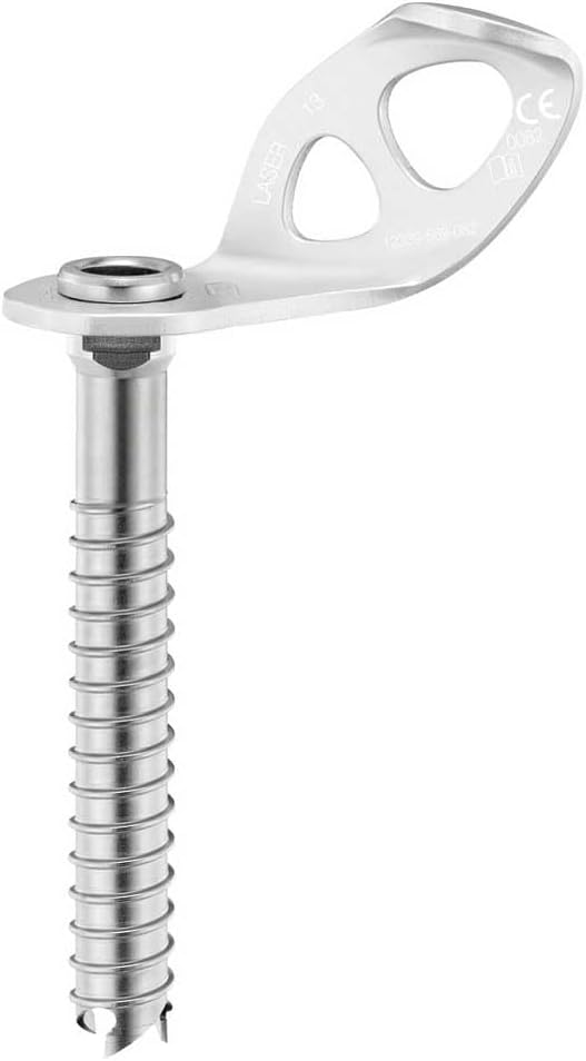 PETZL Unisex-Adult Laser 17 cm Silber, 17 cm Silber