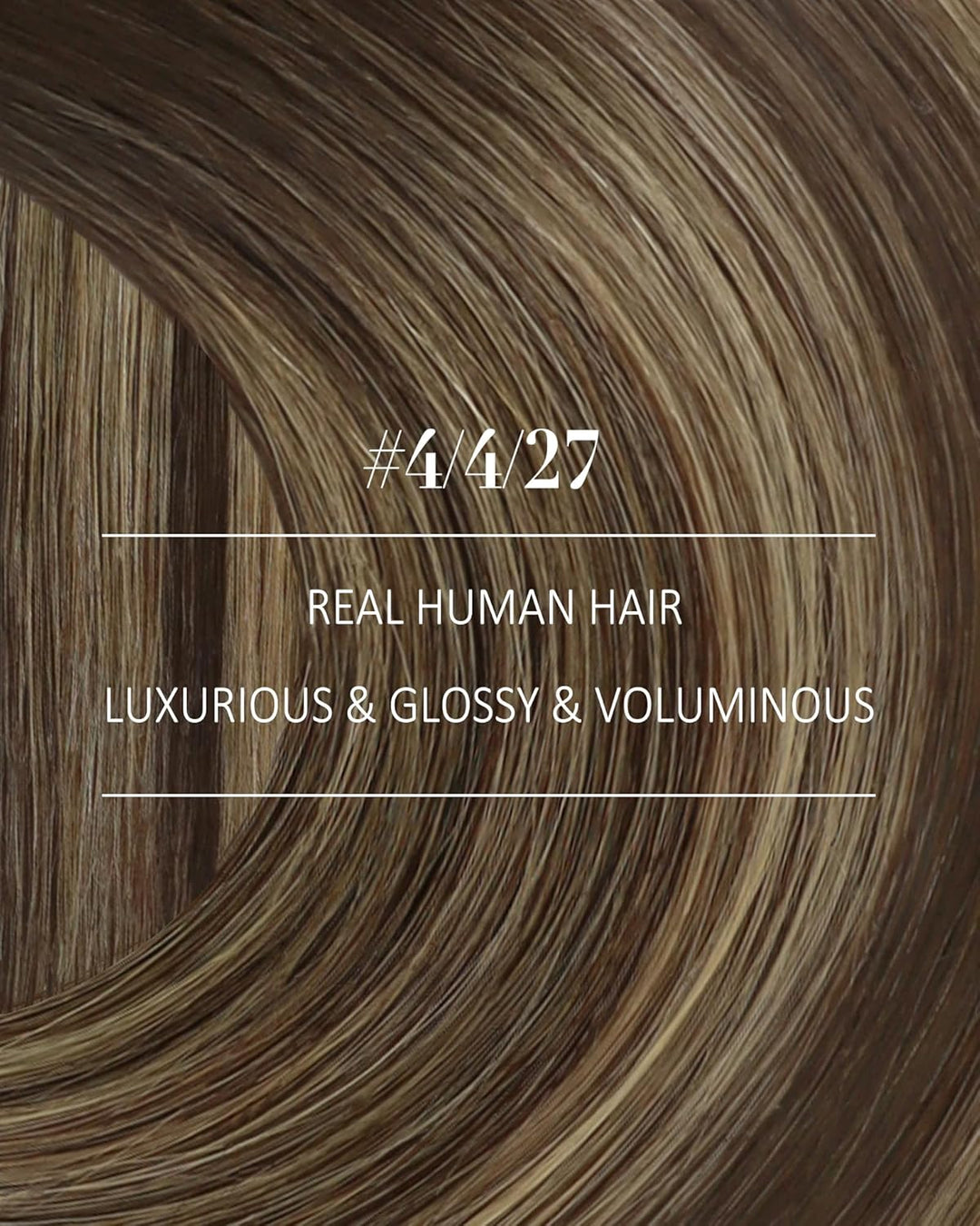 YoungSee Clip in Extensions Echthaar Ombre 30cm Echthaar Extensions Clip Dunkelbraun Balayage Karame