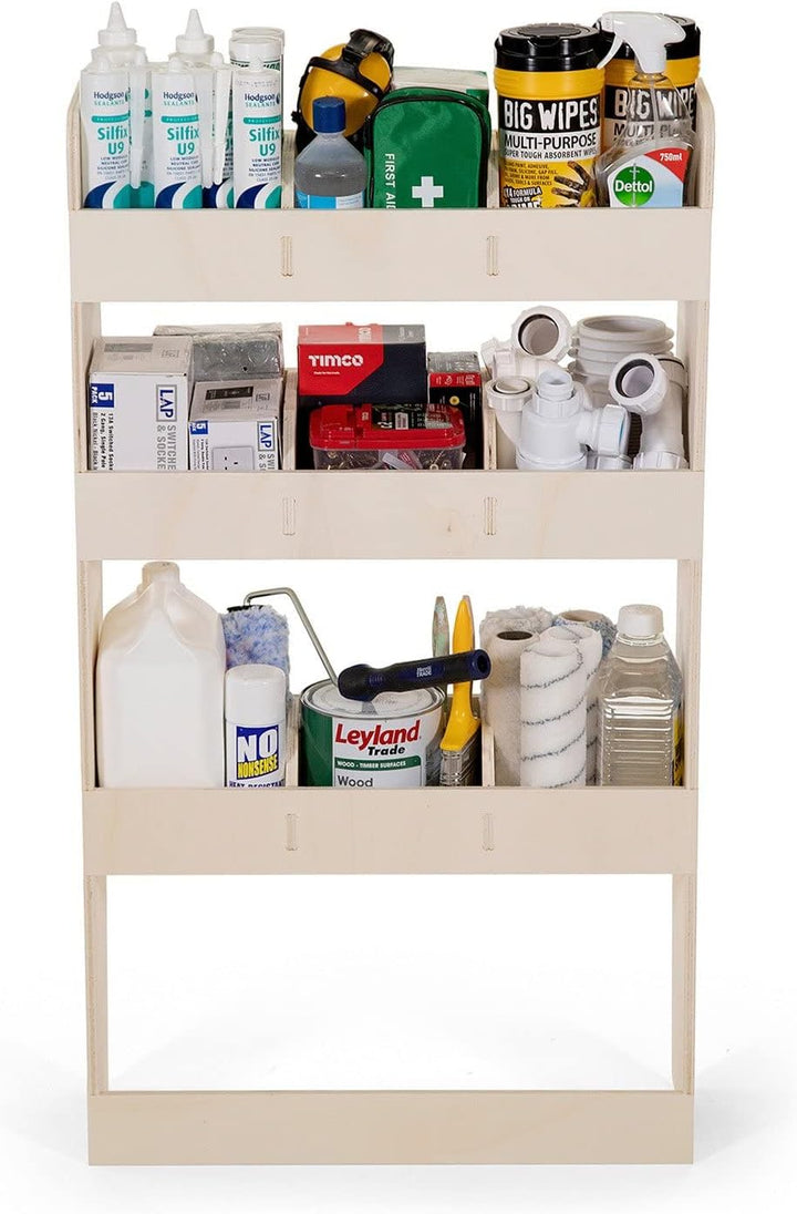 Vanify - Kompatibel mit Renault KANGOO L2 2008+ Fahrzeugeinrichtung Fahrzeugregale, doppelte Regale