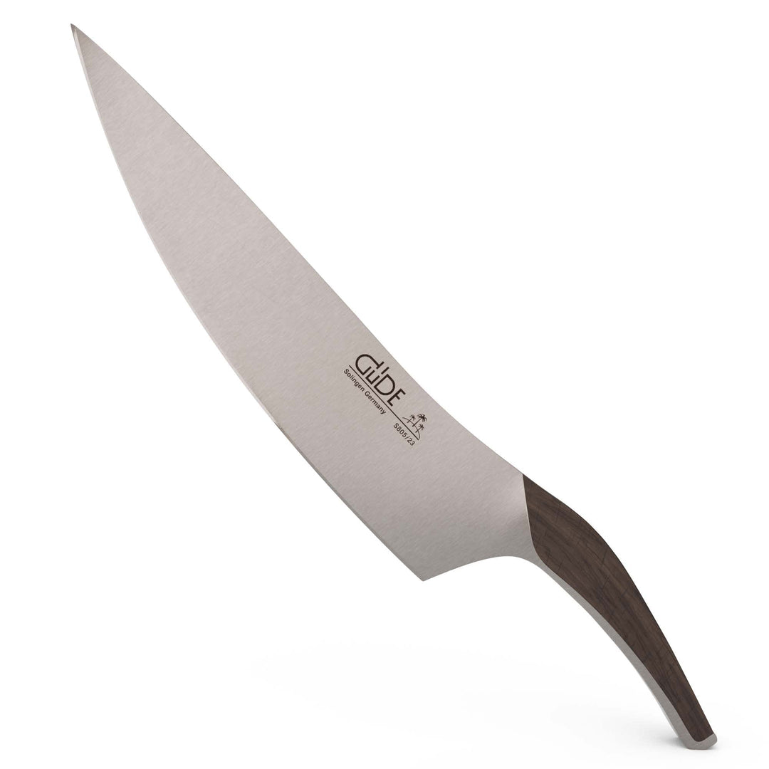 GÜDE Solingen - Kochmesser geschmiedet, 23 cm, Räuchereiche, SYNCHROS, Küchenmesser, Handmade German