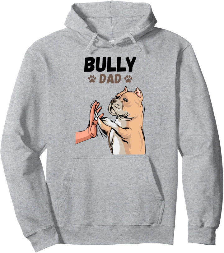 American Bully Dad Hunde Papa Hundehalter Herrchen Männer Pullover Hoodie