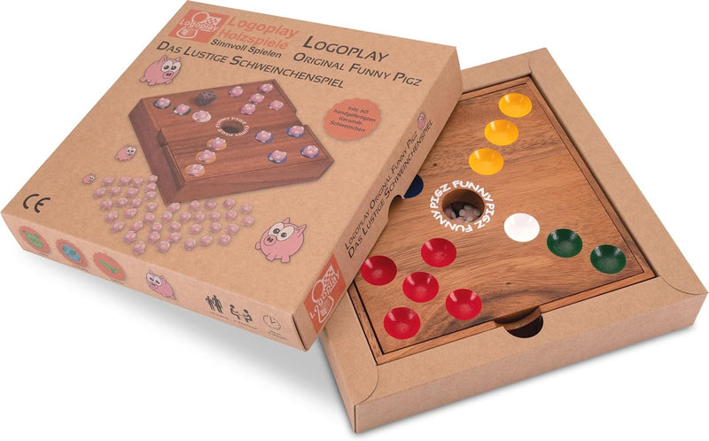 Pig Hole - Big Hole - Schweinchenspiel - Würfelspiel - Gesellschaftsspiel - Brettspiel aus