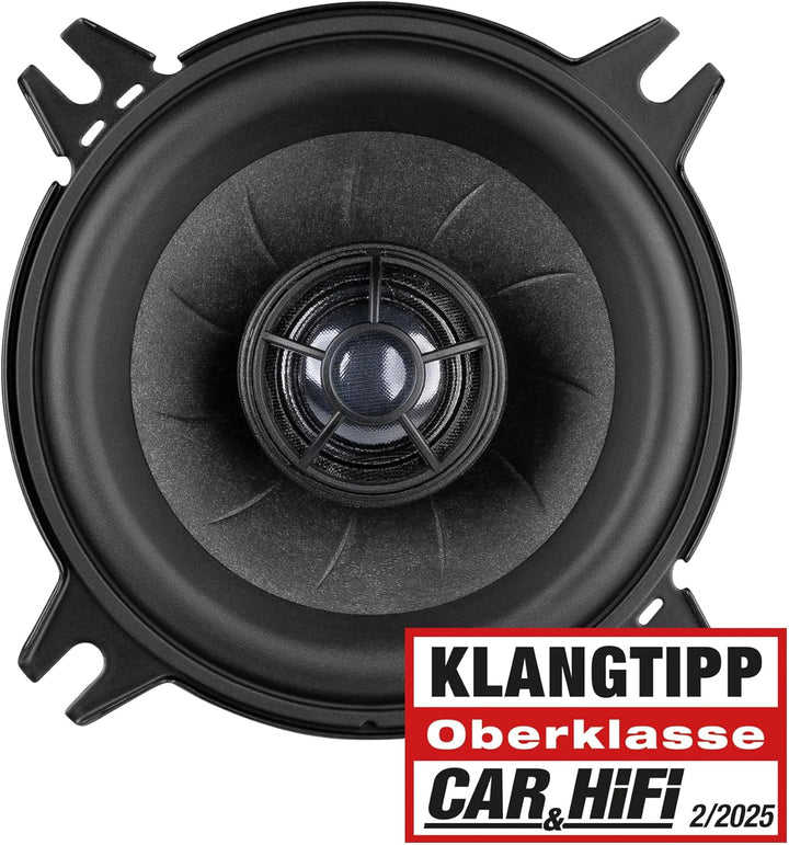 ETON PFX 10 – Klangstarkes 10 cm / 4“ Koaxial System, Auto Lautsprecher für Front oder Heck, Soundsy