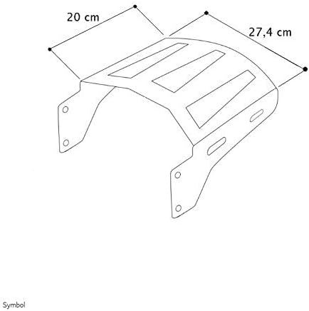 Sissy Bar + Gepäckträger + Docking-Kit für Harley Davidson Street Glide 06-08 schwarz