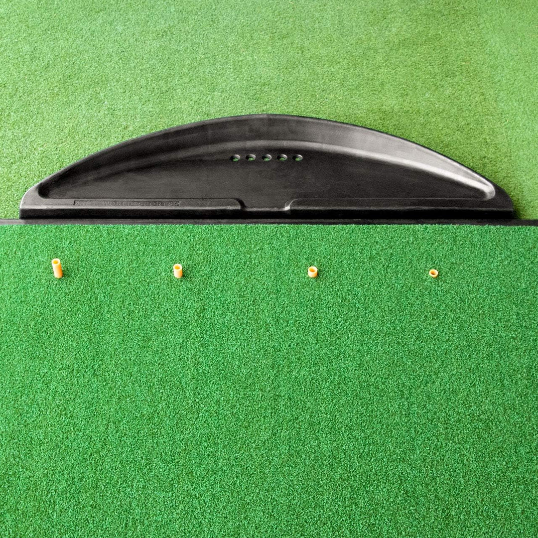 FORB Golf Driving Range Matte | 15mm Golf Kunstrasen – optionaler Gummiunterlage Matte + Golfballsch